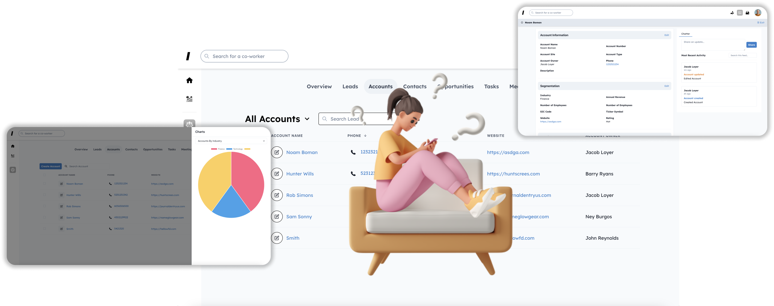 InnovateX CRM Accounts